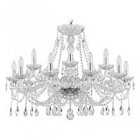Люстра хрустальная 107/10+5/300 Ni Bohemia Ivele Crystal (Богемия Ивеле Кристалл)
