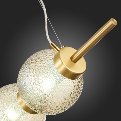 SL1155.313.03 Светильник подвесной ST-Luce Латунь/Коньячный E14 3*40W MARENA фото 12