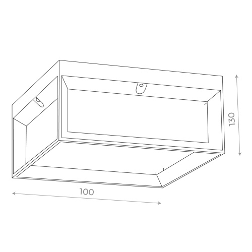 SL077.402.01 Светильник уличный потолочный ST-Luce Черный/Белый LED 1*12W 3000K CUBISTA фото 8