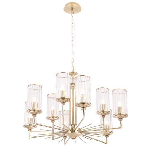 Crystal Lux Люстра Crystal Lux GLORIA SP9 BRASS фото 4