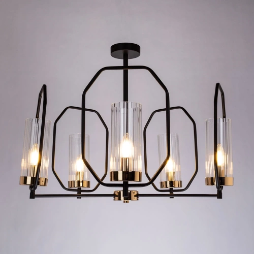 Потолочная люстра Arte Lamp CELAENO A7004PL-5BK фото 2