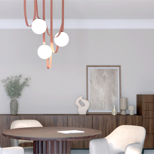 DK5550-BK Cветильник для трека-ремня Belty, серия Orb, со светодиодом, D150*H147мм, 48V DC, 10W, RA90, 120°, 4000K, IP20, белый, акрил фото 11