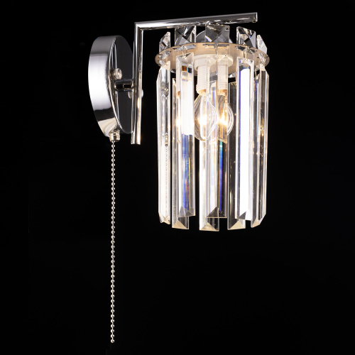 Citilux AXIS CL313411 Бра хрустальное с выключателем Хром фото 6 Citilux AXIS CL313411 Бра хрустальное с выключателем Хром фото 6