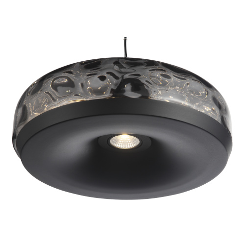 SL6014.403.01 Светильник подвесной ST-Luce Черный/Черный, Дымчатый LED 1*42W 3000K RIPPLE фото 4