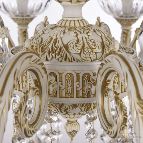Люстра с хрустальными подвесками AL79101/10+5/250/2D B WMG P Clear/M-1H Bohemia Ivele Crystal (Богемия Ивеле Кристалл) фото 5