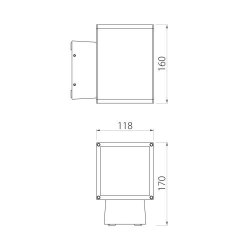 Настенный фонарь Natural Concepts, Арт. NC-803481-DG фото 4