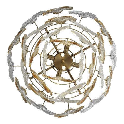 SL6240.203.06 Светильник подвесной ST-Luce золотистый/Прозрачный, янтарный E14 6*60W TENDER фото 5