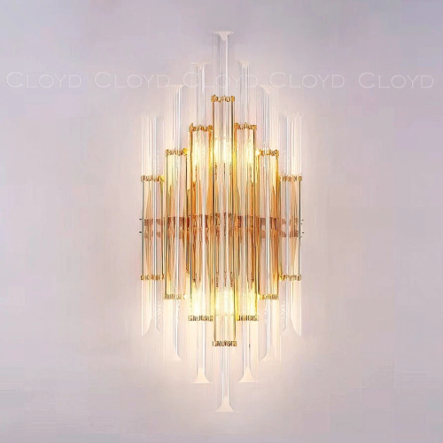 Бра Cloyd ORATORIA-B W2 / выс. 55 см - золото (арт.20229)