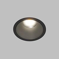 DK4400-BK Встраиваемый светильник, IP 20, 7 Вт, LED 3000, черный, алюминий