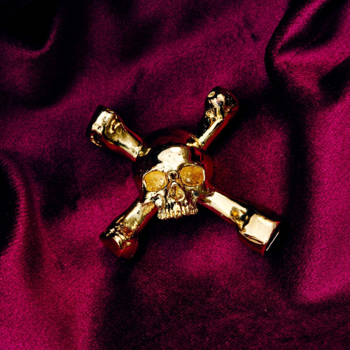 Подвеска Skull Drum Key Brass фото 4
