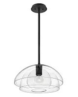 Чёрный подвесной светильник "Хатфилд"