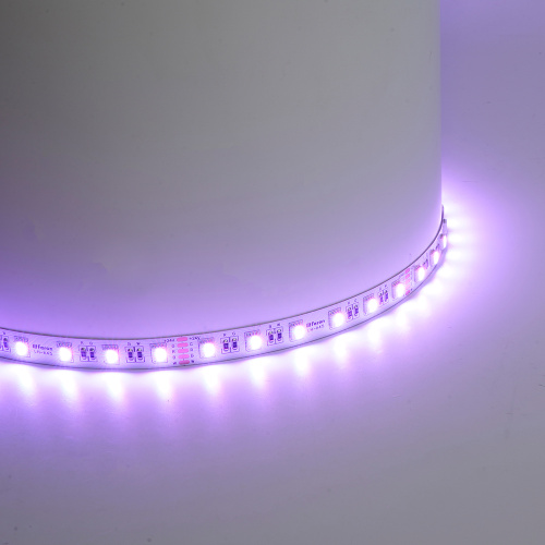 Лента светодиодная 60SMD(5050)/м 14,4Вт/м 24V 5000*12*1.22мм RGB+3000К, IP20, LS507 FERON фото 5