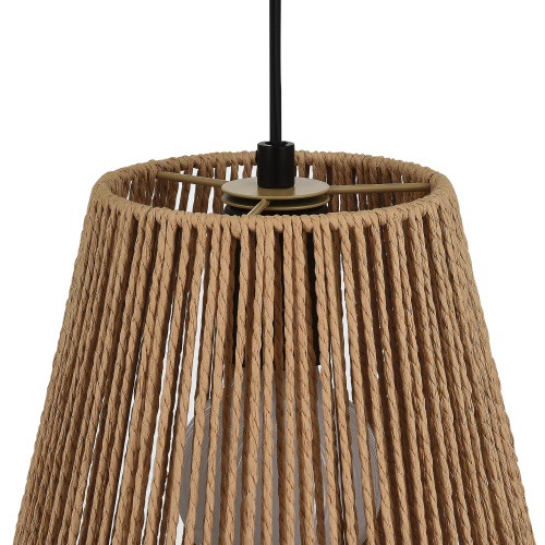 SLE6025-613-01 Светильник подвесной бежевый/черный E27 1*40W ETTAN фото 4