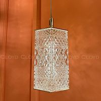 Подвесной светильник Cloyd PROMENADE P1 / шир. 8 см - золото (арт.11526)