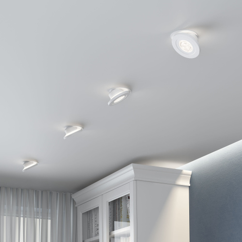 Встраиваемый поворотный светодиодный светильник 6W 4000K белый 25084/LED фото 4 Встраиваемый поворотный светодиодный светильник 6W 4000K белый 25084/LED фото 4