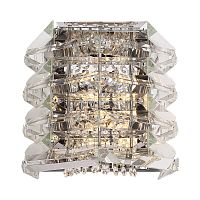 SL6137.101.02 Светильник настенный ST-Luce никель/прозрачный E14 2*40W STROZZI