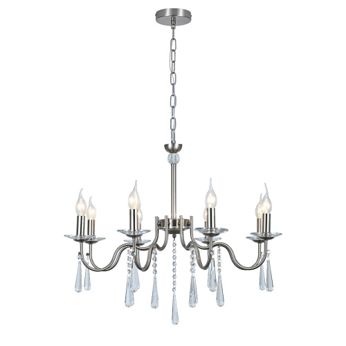 Подвесной светильник 140027/8P E14*40W Satin nickel Подвесной светильник 140027/8P E14*40W Satin nickel