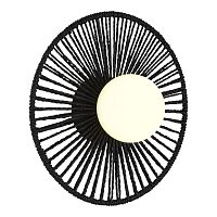 SLE6022-401-01 Светильник настенный черный/черный, белый G9 LED 1*5W LOOM
