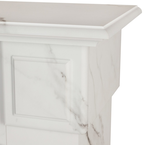 Каминокомплект CAROLINA/БОСТОН Мрамор Каррара с очагом Электроочаг KENDAL/КЕНДАЛ 24 фото 8