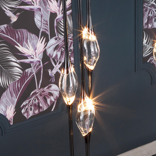 Подвесной светильник Pezzo 9 pearl black фото 2