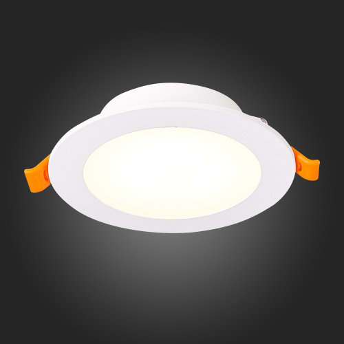 ST212.508.10 Св-к встр. Белый LED 1*10W 3000K/4000K/6000K 850Lm Ra80 110° IP20 D120xH30 220-240V Встраиваемые светильники фото 3