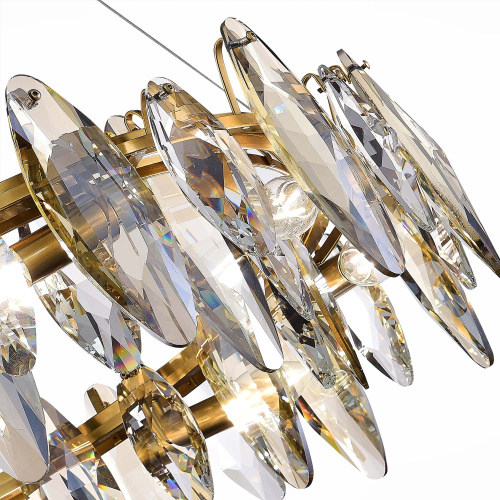 SL1227.303.08 Люстра подвесная ST-Luce Латунь/Прозрачный E14 8*40W ANCONA фото 2