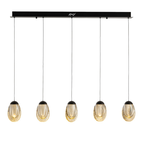 Подвесной светильник MD25090022-5B matt black/champagne