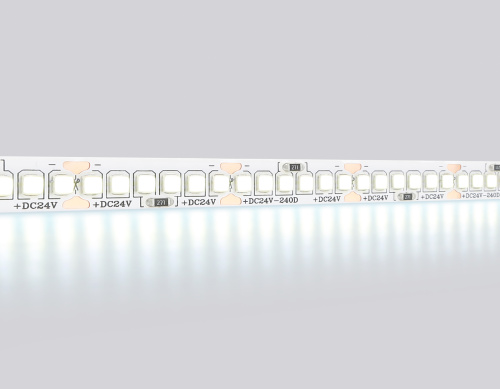 Светодиодная лента 24В 2835 240Led 22Вт/м 6500K IP20 5м фото 2