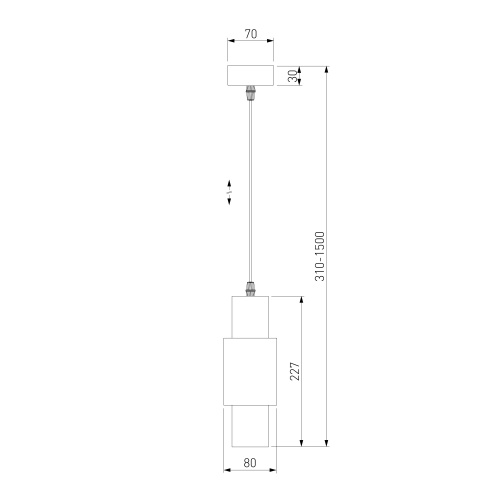 Подвесной светодиодный светильник 50204/1 LED белый/матовое серебро фото 5 Подвесной светодиодный светильник 50204/1 LED белый/матовое серебро фото 5