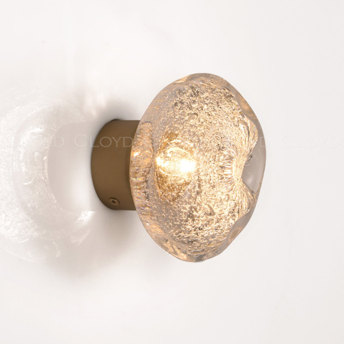 Бра Cloyd VOCAL W1 / латунь - прозрачн. стекло (арт.20366) фото 2