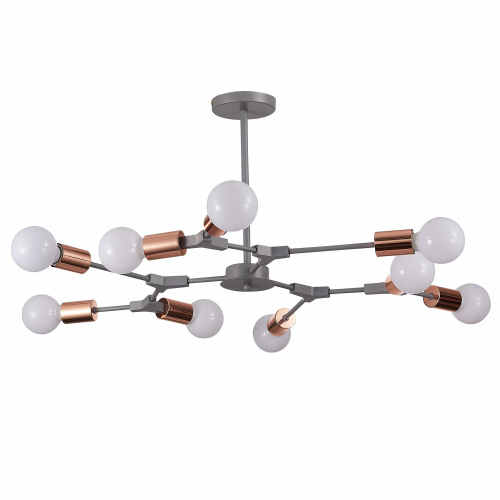 SLE106403-09 Светильник потолочный Серый, Розовое золото E27 9*60W PALARE фото 7