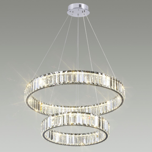 4930/60L L-VISION ODL24 593 хром/прозрачный металл/хрусталь Люстра LED 60W 4000K 7140Лм VEKIA фото 4 4930/60L L-VISION ODL24 593 хром/прозрачный металл/хрусталь Люстра LED 60W 4000K 7140Лм VEKIA фото 4