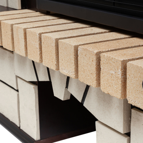 Каминокомплект STONE/СТОУН Античный дуб с очагом Электроочаг MAJESTIC LUX/МАДЖЕСТИК фото 4