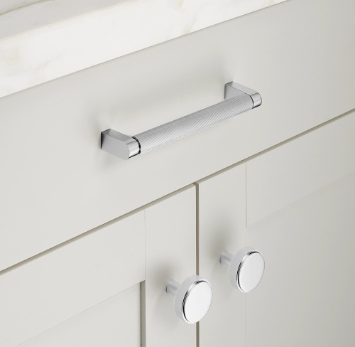 Ручка-скоба Lambeth Knurled L.15.2 Polished Chrome фото 3