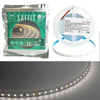 Лента светодиодная SST02 SAFFIT 120SMD(2835)/м 9.6Вт/м 12V 5000*8*1.22мм 4000К, IP20