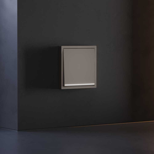 Клавиша для выключателя/переключателя одноклавишного с подсветкой, S70 (капучино) Voltum VLS000214 фото 4