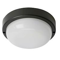 Светильник светодиодный пылевлагозащищённый Feron AL3005 в пластиковом корпусе 12W 4000K 220V IP65 черный