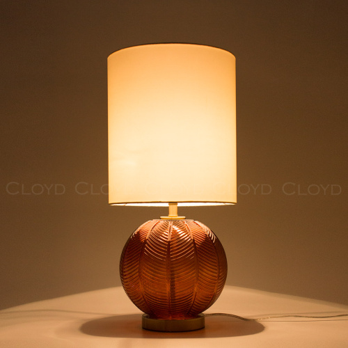 Настольная лампа Cloyd ARBUSS T1 / выс. 61 см - латунь - коричнев. стекло (арт.30119) фото 4