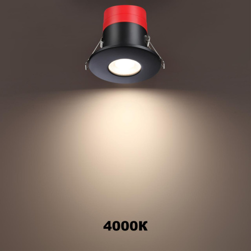 358638 SPOT NT21 520 черный Светильник встраиваемый светодиодный диммируемый, смена цв. температуры IP65 LED 3000К\4000К\5000К 8W 220V REGEN фото 4 358638 SPOT NT21 520 черный Светильник встраиваемый светодиодный диммируемый, смена цв. температуры IP65 LED 3000К\4000К\5000К 8W 220V REGEN фото 4