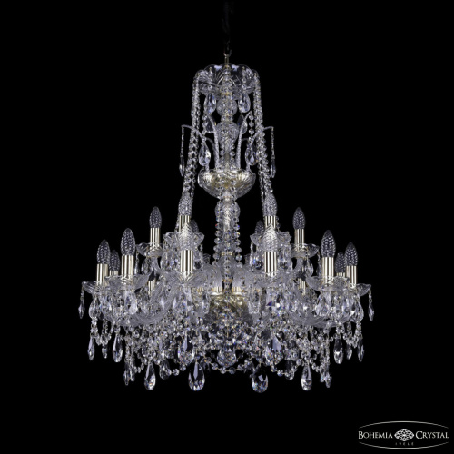Люстра хрустальная 1411/12+6/240/XL-83 G