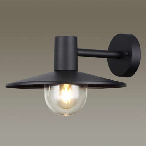 4833/1W NATURE ODL21 711 черный/стекло Ландшафтный настенный светильник E27 1*40W IP44 FURCADIA фото 4 4833/1W NATURE ODL21 711 черный/стекло Ландшафтный настенный светильник E27 1*40W IP44 FURCADIA фото 4