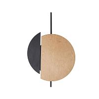 Настенный светильник Nowodvorski Sunset B Natural Wood/Black 10577