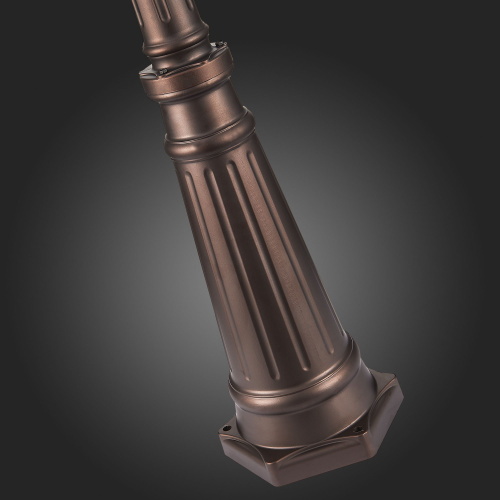 SL080.425.03 Светильник уличный наземный ST-Luce Темный кофе/Прозрачный, Темный кофе E27 3*100W LASTERO фото 9