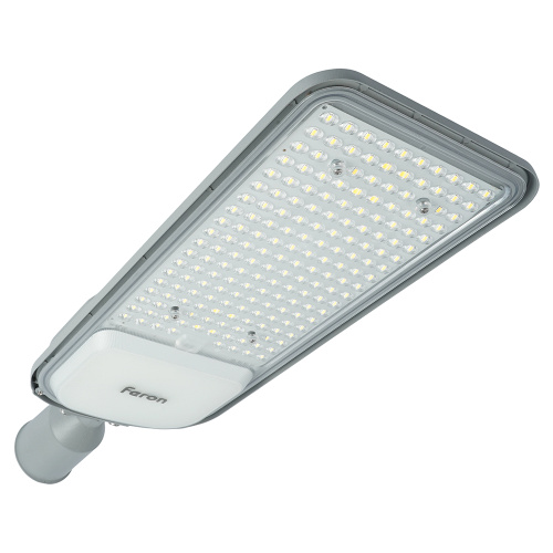 Светодиодный уличный консольный светильник Feron SP3050 150W 5000K 230V, серый фото 4