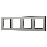 Рамка стеклянная FRM-GLARE-GS-4-GR Arlight 043804