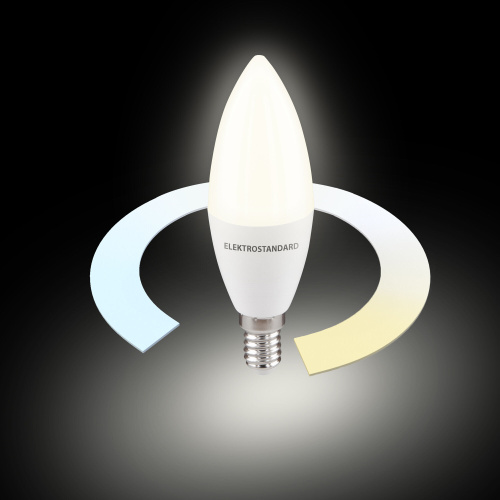Умная лампа Свеча LED C37 Е14 7W 3300К-6500К CCT+DIM (BLE2779) BLE2779 Умная лампа Свеча LED C37 Е14 7W 3300К-6500К CCT+DIM (BLE2779) BLE2779