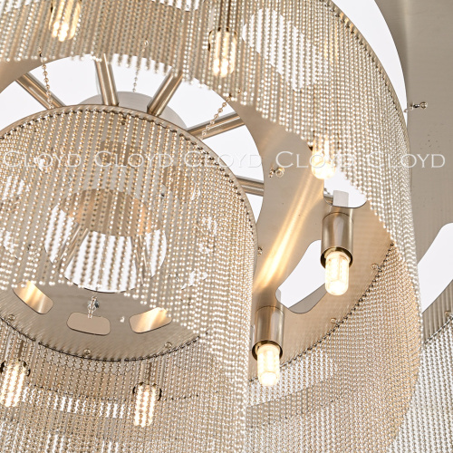 Люстра Cloyd ONASSIS C10 / Ø60 см - никель сатин (арт.11359) фото 6