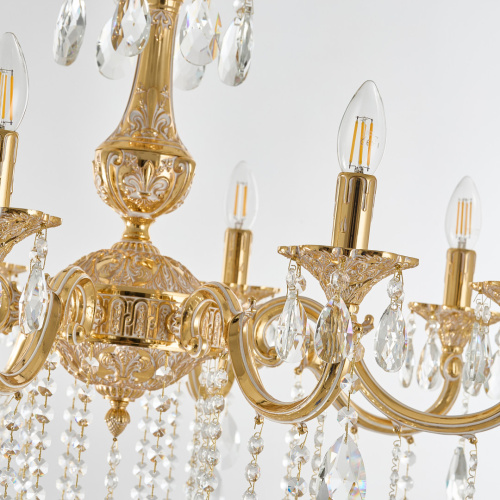 Люстра с хрустальными подвесками AL78101/8/250 B GW Bohemia Ivele Crystal (Богемия Ивеле Кристалл) фото 7