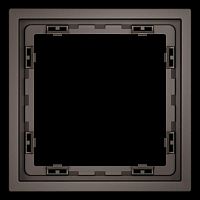 Рамка пластиковая S70 на 1 пост, (капучино) Voltum VLS100114