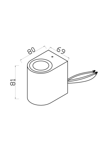 Уличный настенный светильник Outdoor O044WL-01B фото 10